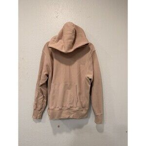 Les Tien  Heavyweight Pocket Hoodie Hooded Sweatshirt Sweater Top Xs Camel Beige